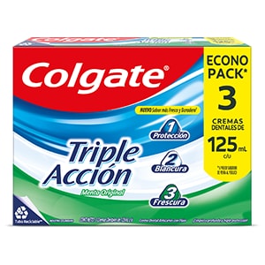 Colgate Triple Acción 3x125ml
